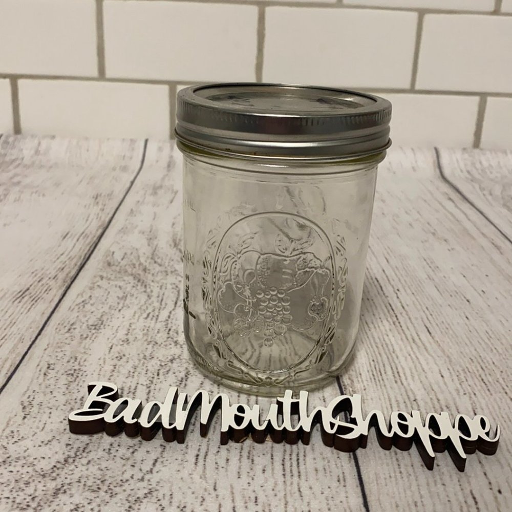 Clear Glass Fruit Canning Mason Ball Jar